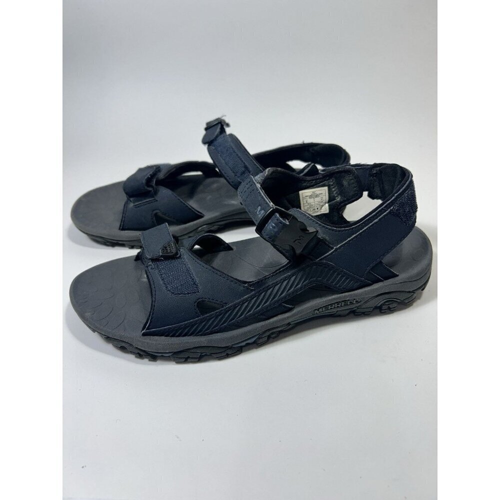 Men’s Size 8 Merrels Stillwater Strap Navy and grey sandals